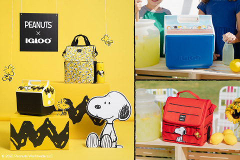 SNOOPY AND THE PEANUTS GANG JOIN IGLOO’S ALL-NEW COLLECTION OF COOLERS AND DRINKWARE (Photo: Business Wire)