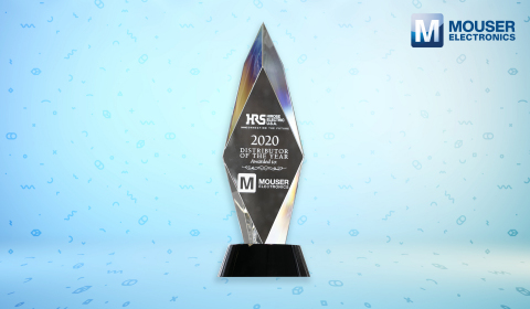 Mouser Electronics has received the Distributor of the Year for 2020 award from Hirose Electric USA. Hirose cited Mouser’s successes in overall sales and growth, as well as customer service and satisfaction. (Graphic: Business Wire)