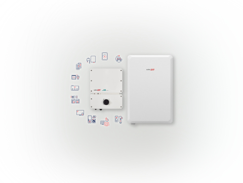 The SolarEdge Energy Bank battery and Energy Hub inverter (Photo: Business Wire)
