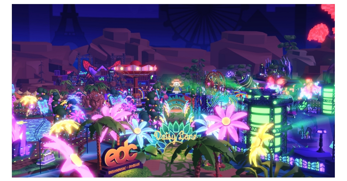 Electric Daisy Carnival the First Music Festival in the Roblox