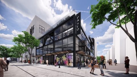 Rendering of Urban Catalyst's Paseo project. Urban Catalyst is bringing Indoor mini-golf to the former Camera 12 cinema. (Photo: Business Wire)