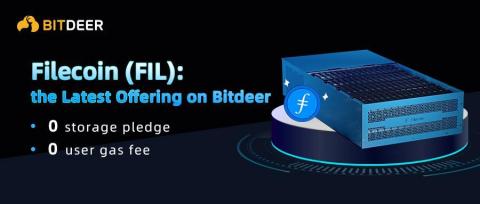 Bitdeer Announces Availability of the Highly Demanded Filecoin (Graphic: Business Wire)