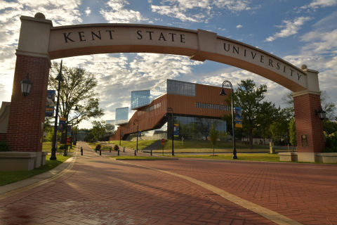 A leading public research institution, Kent State University is deploying Aruba technology throughout its eight-campus system to support approximately 35,000 students and 5,000 faculty and staff members. (Photo: Kent State University)