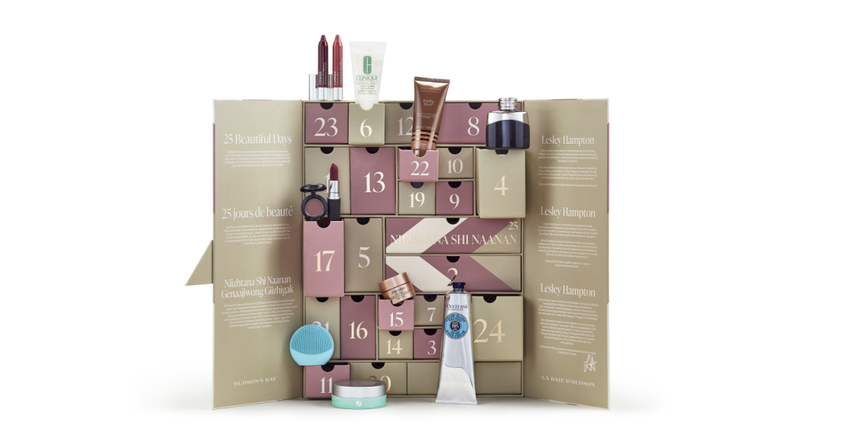 The Bay and Lesley Hampton Countdown to the Holidays With Luxury Beauty Calendar