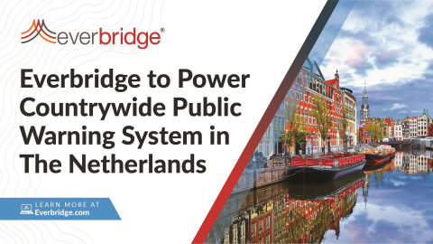 Everbridge Awarded Contract to Power Countrywide Public Warning System in The Netherlands (Photo: Business Wire)