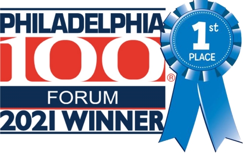 Bancroft Capital Ranked #1 Fastest Growing, Privately Held Company by the 2021 Philadelphia 100® Forum (Graphic: Business Wire)