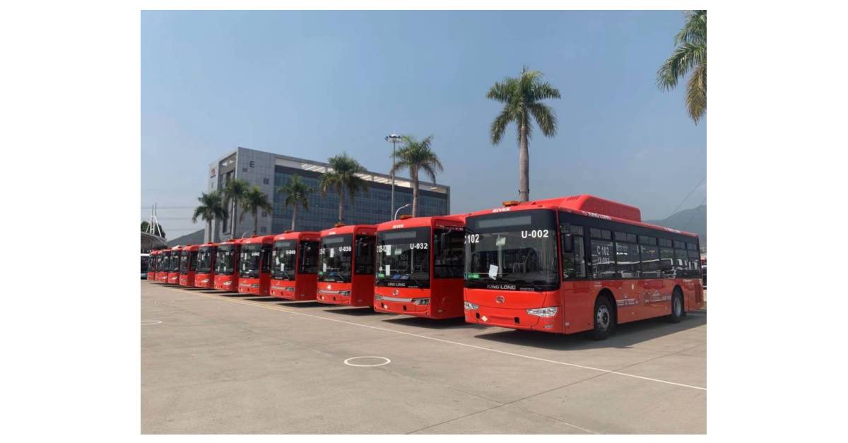 King Long China entrega autobuses a GNC a la ciudad de Guadalajara en México con Allison Automatics
