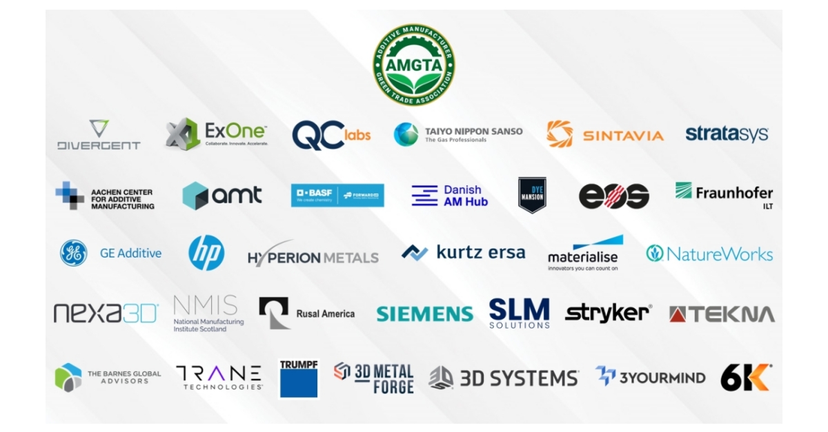 Additive Manufacturer Green Trade Association anuncia novos membros