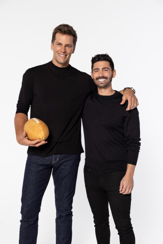 Hero Bread Founder and Chief Executive Officer Cole Glass alongside Hero Labs investor Tom Brady. (Photo: Business Wire)