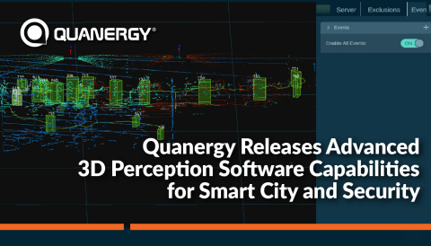 Quanergy Releases Advanced 3D Perception Software Capabilities for Smart City & Security (Graphic: Business Wire)