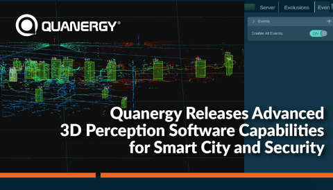 original Quanergy Releases Advanced 3D Perception Software Capabilities for Smart City & Security (Graphic: Business Wire)
