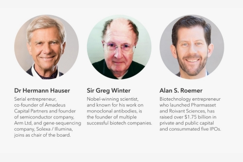 thumbnail bit.bio’s three new board members. (Photo: Business Wire)