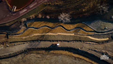 Aerial View of Portion of Serson Creek, Photographed by Michael Halavonj