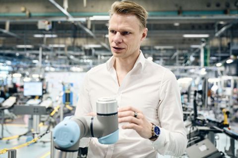 Universal Robots' President Kim Povlsen at the company's headquarters in Odense, Denmark. (Photo: Business Wire)
