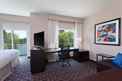 Lake views make the perfect backdrop for Zoom meetings. (Photo: Business Wire)