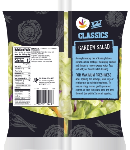 12 oz Salad Classics™ Garden Salad Lot: N28211A and N28211B UPC: 6-88267-18443-7 (Photo: Business Wire)