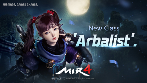 MMORPG ‘MIR4’, with over one million concurrent users, will experience a large-scale update. It will include a release of a new class, Arbalist, a crossbow fighter with extremely destructive powers and the unveiling of the Class Change system. Additional content includes a huge field boss, Crimson Emperor Utukan, and a new growth system, Solitude Training. Furthermore, XDRACO items will be updated and the DSP (DRACO Staking Program) official service will be launched. (Graphic: Business Wire)