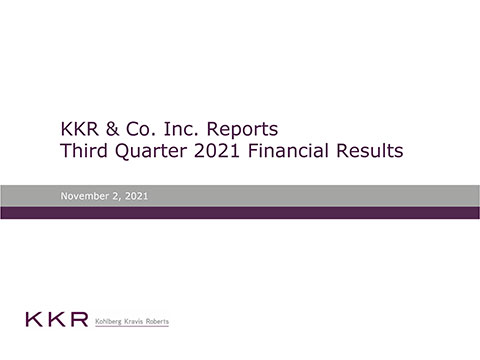 original KKR Q3'21 Earnings Release (Graphic: Business Wire)