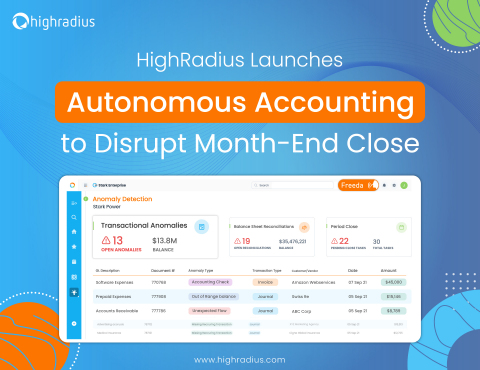 HighRadius Launches Autonomous Accounting to Disrupt Month-End Close (Graphic: Business Wire)