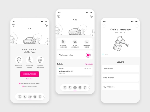Lemonade Car Homescreen (Photo: Business Wire)
