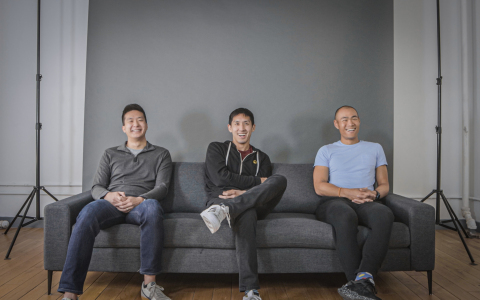 Valon founders (L to R): Jon Hsu, Andrew Wang, and Eric Chiang (Photo: Business Wire)