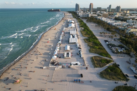 The signature Grand Tasting Village at the South Beach Wine & Food Festival® (Photo: Business Wire)