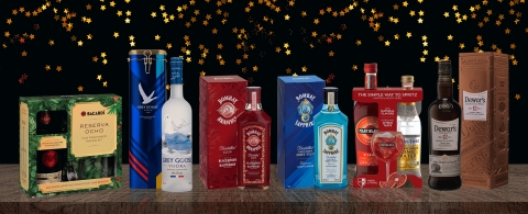thumbnail Bacardi is cutting the plastic in its gift packs by 50% this holiday season. The world's largest privately held spirits company is removing a total of 147 tons of single-use plastic used annually in its gift packs through innovative new designs, which remove the need for plastic and by replacing plastic inserts or trays with sustainable alternatives made from cardboard certified by the Forest Stewardship Council. This year’s 50% cut is a giant step for Bacardi, towards achieving its 2023 goal of removing 100% of all single-use plastic from its gift packs and point-of-sale materials, and its 2030 goal of being 100% plastic-free. The Bacardi range of gift packs now includes 100% plastic-free designs, available for the first time this holiday season, including beautiful gift packs for many of our iconic brands like BACARDÍ Reserva Ocho, GREY GOOSE vodka, BOMBAY SAPPHIRE gin, BOMBAY BRAMBLE gin, MARTINI Fiero and DEWAR’S 12-Year-Old Blended Scotch whisky. (Photo: Business Wire)