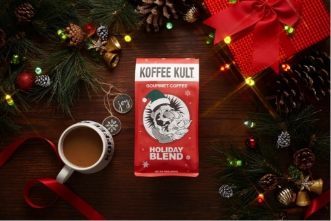 thumbnail Koffee Kult’s Holiday Blend has all the sweetness and spice you’d hope for in a blend of its name, with notes of chocolate and brown sugary goodness and a hint of apricot, blueberry and cherry perfectly paired for this festive time of year. (Photo: Business Wire)