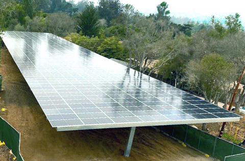 Montecito Union School District’s partnership with cleantech integrator, Ameresco, for the addition of solar PV at its Nature Lab “Collaboratory” will offset 97% of the facility’s annual electric usage. (Photo: Business Wire)