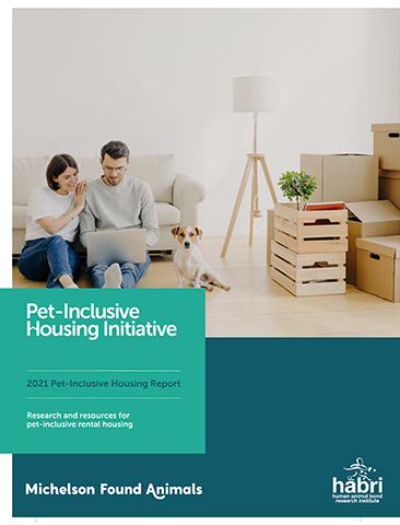 original Bipartisan Congressional leaders Adam Schiff (D-CA), Brian Fitzpatrick (R-PA), Lauren Underwood (D-IL), and Cori Bush (D-MO) this week introduced the Pets Belong With Families Act, which bans breed restrictions in public housing. The 2021 Pet Inclusive Housing Report finds the scarcity of pet-inclusive rental housing continues to be a barrier for pet owners throughout the United States. Despite the high volume of residents seeking homes that accept pets, many rental properties significantly restrict residents from keeping pets in their homes. This scarcity is particularly acute for lower-income pet owners.