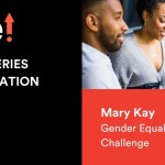 メアリー・ケイが起業家精神教育ネットワーク（NFTE）のワールド・シリーズ・オブ・イノベーション・チャレンジを通じて、若い起業家が職場でのジェンダー平等問題を解決するよう奨励