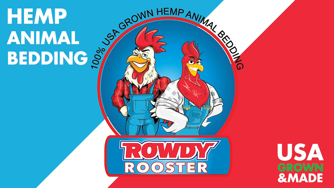 A little intro to Rowdy Rooster Hemp animal bedding in less than 60 seconds!
