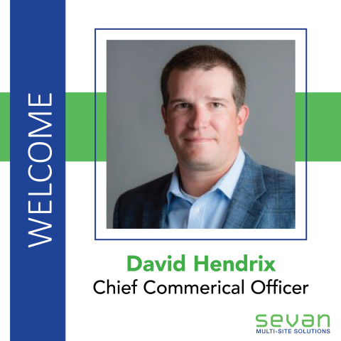 Sevan Multi-Site Solutions, Inc. (Sevan) has named David Hendrix the company’s first Chief Commercial Officer (CCO). Hendrix will lead the organization to grow Sevan’s sales and client opportunities while overseeing business development and marketing. He will play an integral role in shaping the strategic direction of the company. (Photo: Business Wire)
