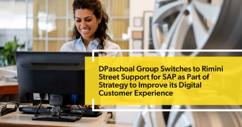DPaschoal Group Switches to Rimini Street Support for SAP as Part of Strategy to Improve its Digital Customer Experience (Photo: Business Wire)