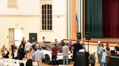 Faraday Future Hosts Community Day, Receives Temporary Certificate of Occupancy and Prepares for Upcoming Job Fair for its Hanford Manufacturing Facility. (Photo: Business Wire)