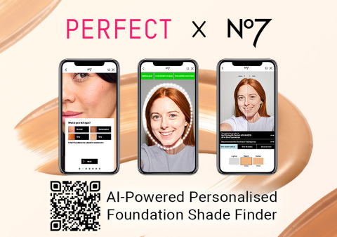 Perfect Corp. Partners with No7 to Launch AI-Powered Personalised Foundation Shade Finder and Analysis Tool (Photo: Business Wire)