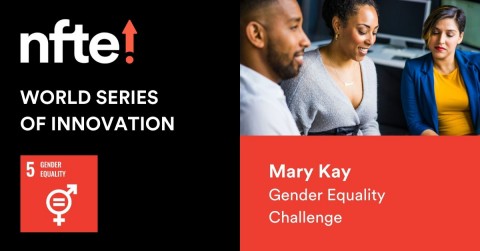メアリー・ケイのワールド・シリーズ・オブ・イノベーションでは、職場での平等を促進し、女性や少女が経済的な機会を平等に得られるようにする方法を考えることが学生たちに求められます。（写真：メアリー・ケイ）