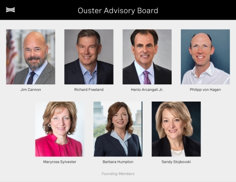 Founding members of the Ouster Advisory Board (Graphic: Business Wire)