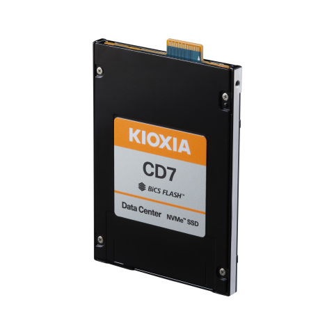 キオクシア株式会社：PCIe® 5.0向け次世代サーバー／ストレージ用フォームファクターE3.Sを採用したSSD「KIOXIA CD7 E3.S シリーズ」（写真：ビジネスワイヤ）