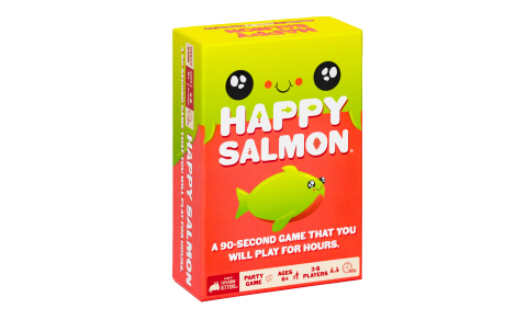 original Exploding Kittens, the hit tabletop game creator, announced the relaunch of popular, fast-paced card game, Happy Salmon, recently acquired from North Star Games. (Photo: Business Wire)