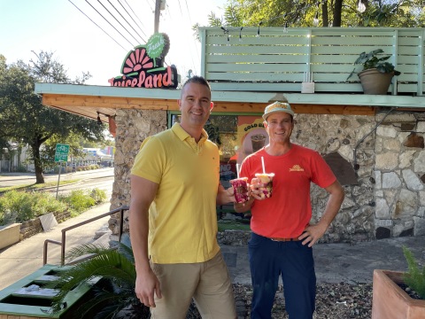 Pictured: Mark Jacob, President and Matt Shook, Founder & CEO of JuiceLand (Photo: Business Wire)