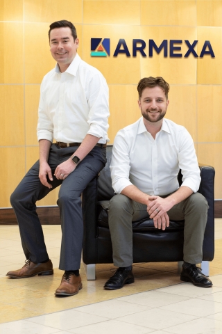 Armexa co-founders Eric Forner and Jacob Marzloff (Photo: Business Wire)