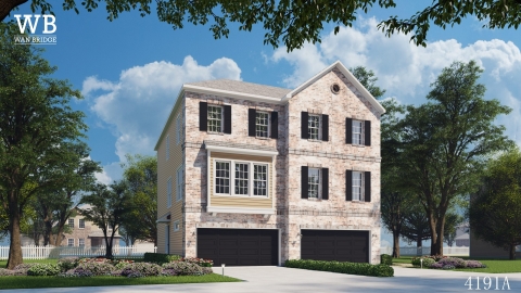 original Georgetown Heights home rendering. (Graphic: Business Wire)