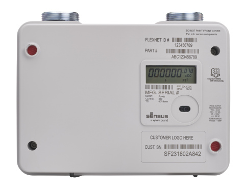 The Sonix IQ residential gas meter from Sensus, a Xylem brand, is compact, lightweight and scalable for ease of installation. (Photo: Business Wire)