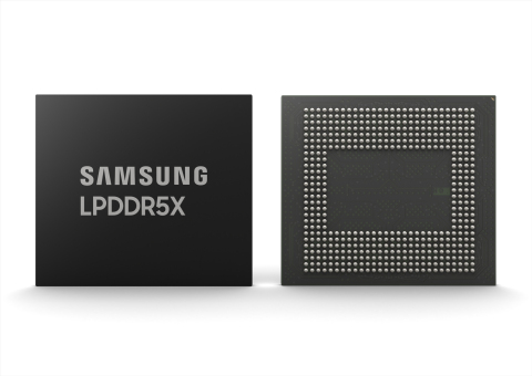 Samsung Develops Industry’s First LPDDR5X DRAM (Graphic: Business Wire)