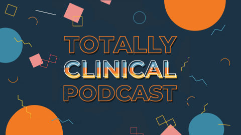 Don't touch that dial! Get "Totally Clinical" with the new industry podcast hosted by Teckro - now on Spotify, Apple and Google. (Graphic: Teckro)