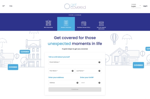 GetCovered is an insurance software company that makes it simple to buy and track property and casualty insurance online (Graphic: Business Wire)
