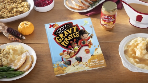 HEINZ Gravy Releases First-Ever Children’s Book, “Grace and the Gravy Pirates,” This Thanksgiving (Photo: Business Wire)