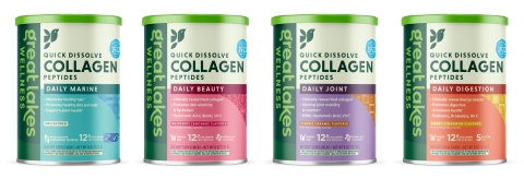 Great Lakes Wellness expands portfolio with innovative nutritional products and first MSC Certified Marine Collagen offering (Photo: Business Wire)