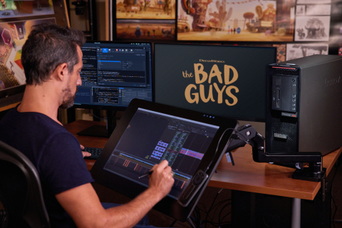 DreamWorks is deploying Lenovo workstations, including the ThinkStation P620 and ThinkStation P920, for the development of the studio’s upcoming film, “The Bad Guys.” (Photo: Business Wire)